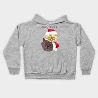 Meowy Christmas Kids Hoodie